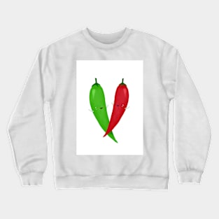 Green chilli red chilli Crewneck Sweatshirt